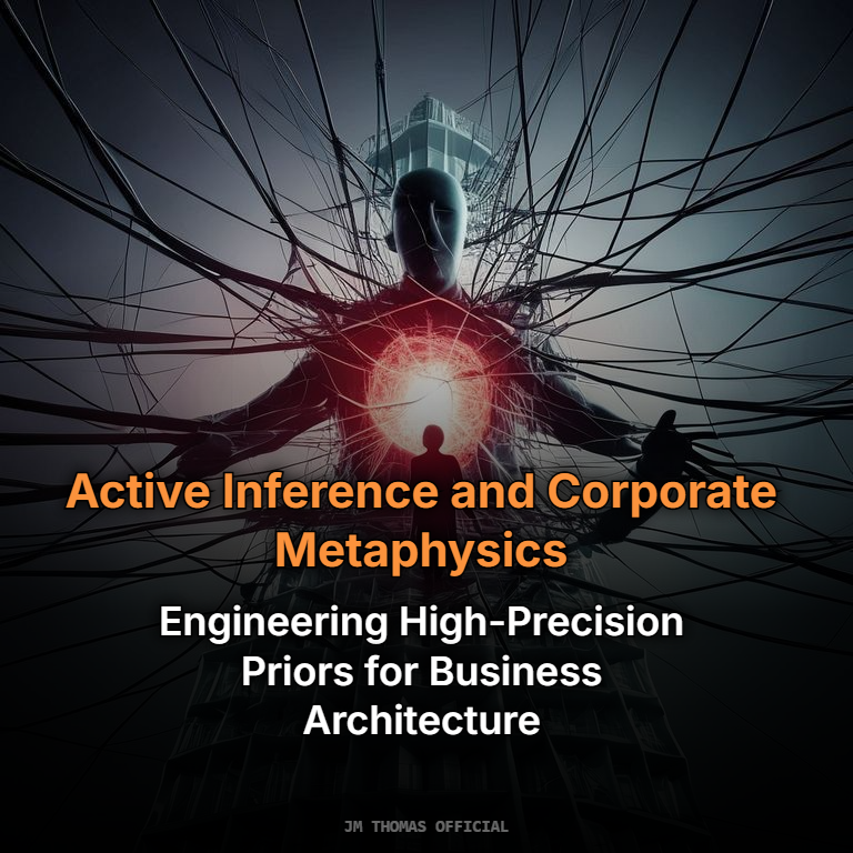 Active Inference and Corporate Metaphysics: Engineering High-Precision Priors for Business Architecture