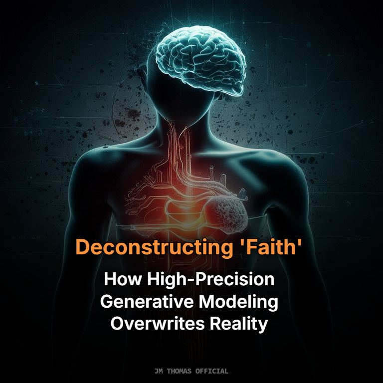 Deconstructing 'Faith': How High-Precision Generative Modeling Overwrites Reality