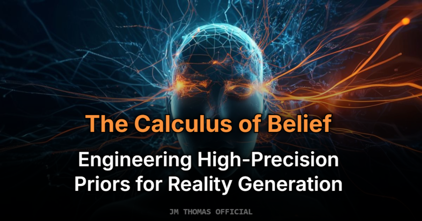 The Calculus of Belief: Engineering High-Precision Priors for Reality Generation