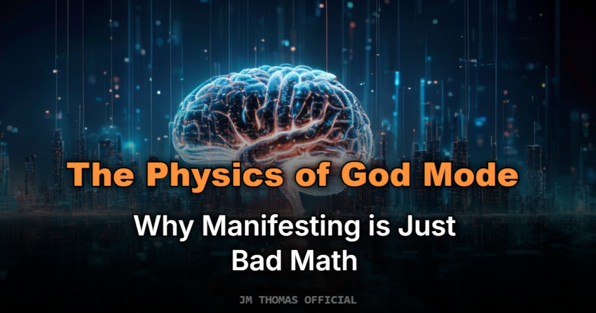 The Physics of God Mode: Why Manifesting is Just Bad Math