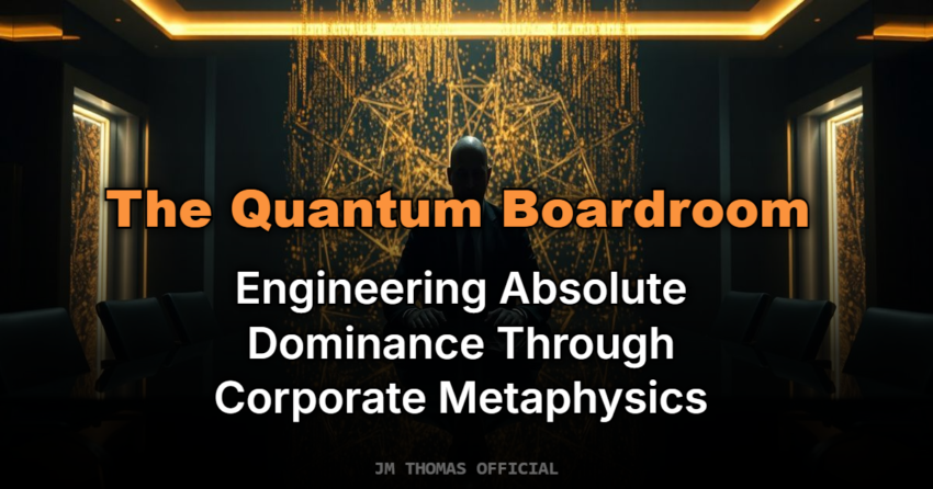 The Quantum Boardroom: Engineering Absolute Dominance Through Corporate Metaphysics