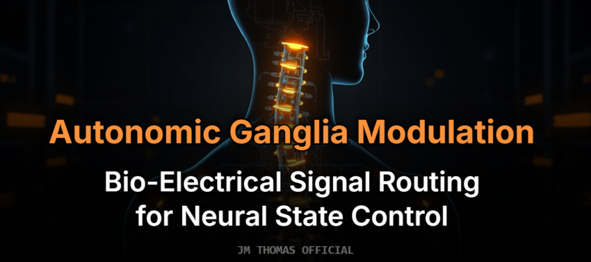 Autonomic Ganglia Modulation: Bio-Electrical Signal Routing for Neural State Control