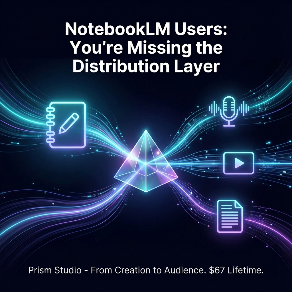 NotebookLM Users Promo - Prism Studio