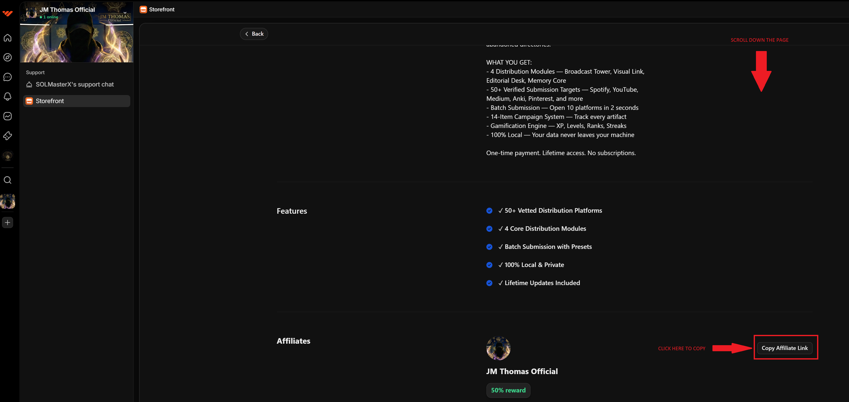 Step 2: Copy your affiliate link